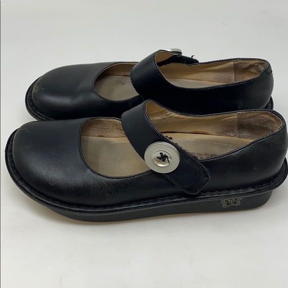 Algeria black Mary Jane shoes sz 38 - Picture 7 of 8